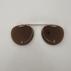 Oliver People’s Gregory Peck Flip-up Clip polarized lenses